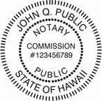 Hawaii Notary Seals